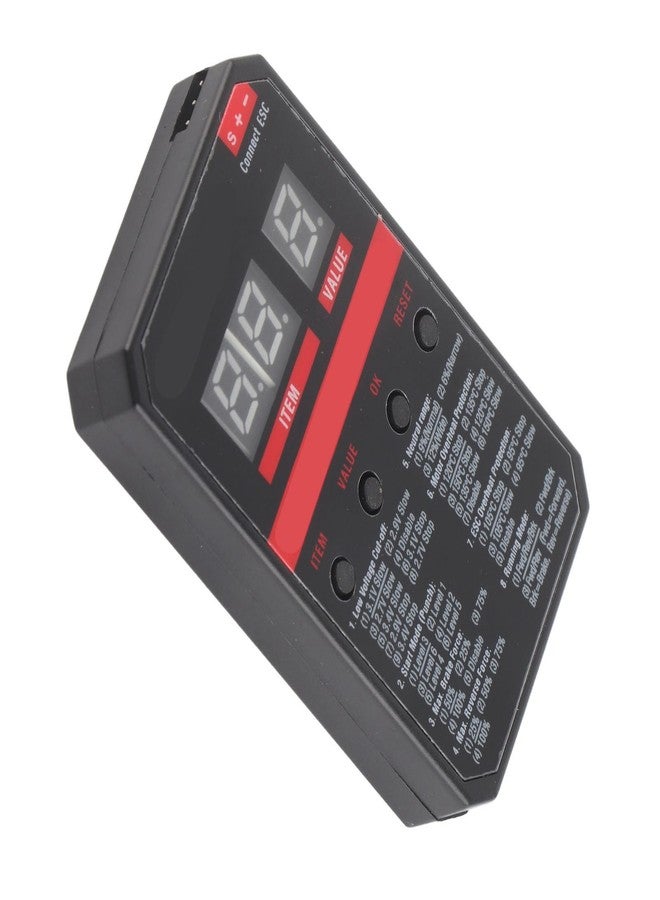 ديلوي بطاقة برمجة Dilwe RC LED لوحدة التحكم الإلكترونية Rocket V2 ESC بقدرات 45 أمبير، 60 أمبير، 80 أمبير، 120 أمبير، و150 أمبير، بدون فرش. - Image 1